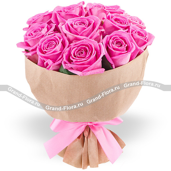 Барби – букет из розовых роз